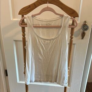 J. Crew Slub Tank in White